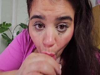 Super Sloppy Cum Swallow - Begging To Be Used