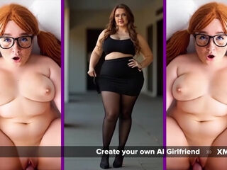 BBW Dreams pt.2 - Generated AI Curvy Girls with big ass and huge tits have sex. Hot AI Fat Porn Compilation