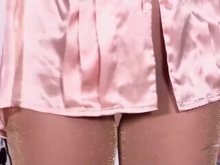 Natasha strokes her thick fur