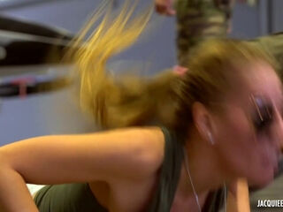 Luciolle stimulates his libido a little more... - Jacquie et Michel TV