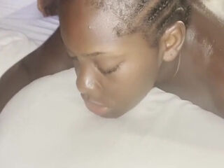 Pt 1: African Bbc Massaged His Neighbor Real Good With A Butt Plug In Her Ass Hole, Turned Her On Before Fucking Her Hardcore