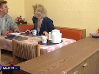 German Mature Amateur Loreena Gets Fucked By A Young Man