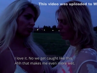 Jentina Small And Mandy Slim - 2 Hot Dutch Blond Checks Having Sex In Public