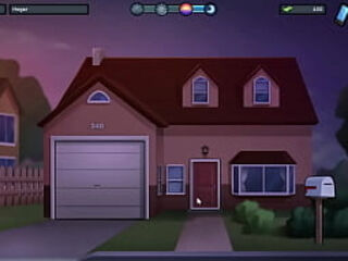 Hermanastra me masturba con los pies hasta dejarme las bolas sin semen