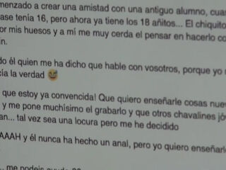 Mature teacher (48) on a bind fucks an ex-student (18) on her