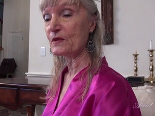 Step-Auntie Diane Catches You Masturbating, Offers to Help POV