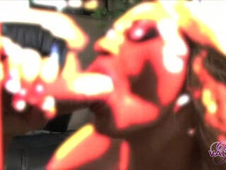 Claudia Valentine Sucks Bosses Cock Clip#4