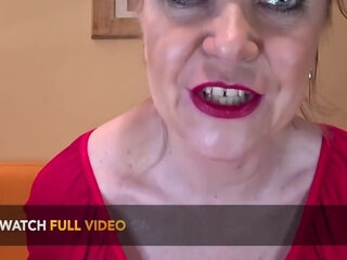 Big Tits Mature Blondie Telling Viewers A Hot Story