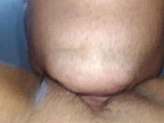 my husband arrives to the hotel after his friend creampies me and eats the cum and creampies me