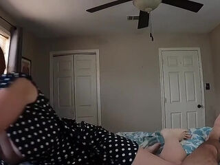 Handjob Scene - Stepmommy Dom Punishes Stepson for Lying