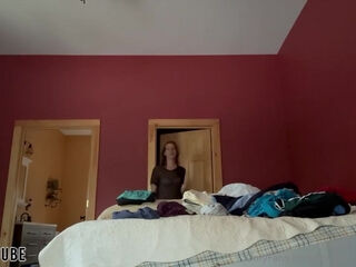 Longtoesally clenching dildo in sheer dress