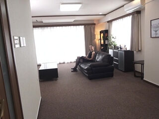 Giving My Big Nippled Japanese Principal a Creampie