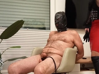 Covered In Snot And Masturbated