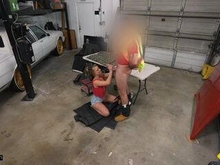 Gypsy Roses Car Trouble Leads To Hardcore Sex At The Car Shop