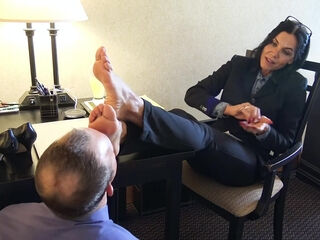 Office Foot Bitch: This Is Your Job, Moron!